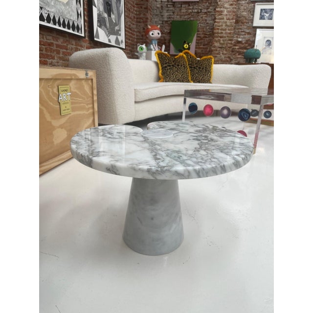 1970s Mid-Century Modern Italian Eros Series Marble Side Table by Angelo Mangiarotti for Skipper, 1970 For Sale - Image 5 of 7