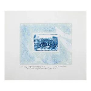 Happy Birthday, Martin Barooshian Intaglio With Aquatint on Paper, Signed, Dated and Titled in Pencil