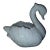 Vintage Ceramic Swan Planter For Sale