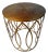 Metal Accent Table Gold Finished Concentric Circles Oval Arches Elk Home Sutton For Sale