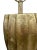 1980s Vintage Gold Leaf Fluted Table Lamp With Linen Shade For Sale - Image 5 of 12