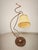 Metal Vintage Lamp with Parchment Shade, 1980s For Sale - Image 7 of 11