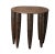 Jamie Young Jamie Young Naga Stool in Dark Antique For Sale - Image 4 of 4