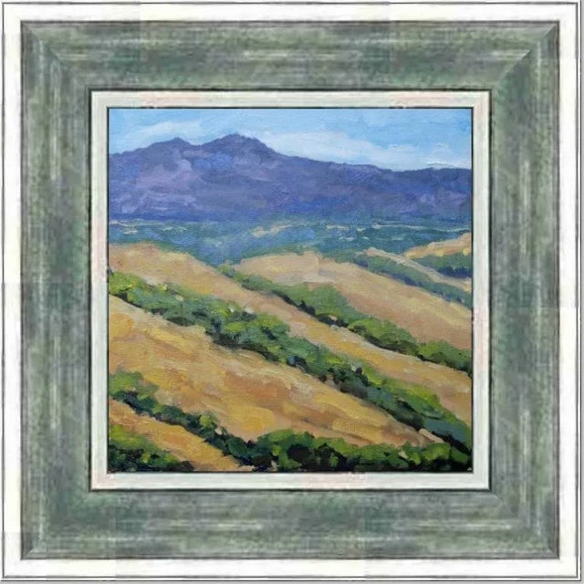 Goldenrod Diablo, Modern Landscape Oil Painting For Sale - Image 8 of 12