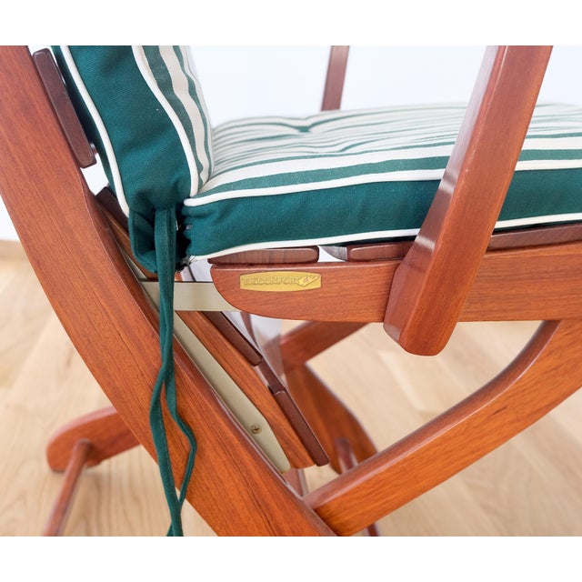 Wood Tricomfort Madein France SOLID Rosewood Adjustable Chairs Folding Table Outdoor For Sale - Image 7 of 18