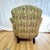 Goldenrod Set of Vintage Louis XV Bergere Style Chairs With Carved Walnut Frames & Brocade Upholstery. For Sale - Image 8 of 14