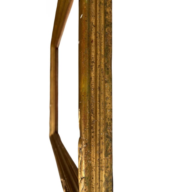Vintage, Large Giltwood Art Nouveau Frame For Sale - Image 9 of 12
