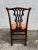 Antique Chippendale Style Solid Mahogany Carved Dining Chair, 1940s For Sale In Washington DC - Image 6 of 12