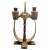 Wood Swedish Folk Taserud Candelabra in Wood and Wrought Iron, 1950s For Sale - Image 7 of 7
