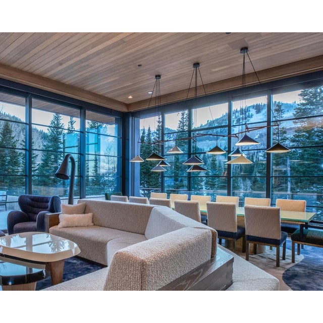 Emily Group of Thirteen Pendant Light in Copper Semi-Matte by Daniel Becker for Moss Objects For Sale - Image 4 of 7