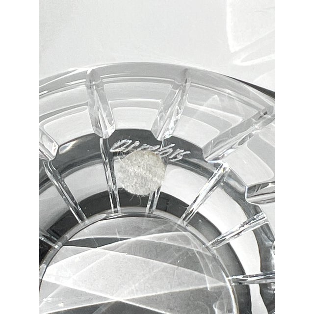 Orrefors Jan Johansson Marin Heavy 2.4 Lb Crystal 6.5" Bowl Orrefors Sweden For Sale - Image 4 of 6