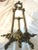 Brass Vintage Victorian Brass Filigree Table or Floor Easel For Sale - Image 8 of 8