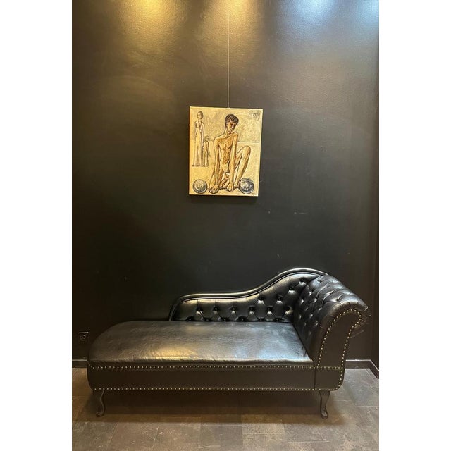 Vivaldo Martini, Weightlifter, Oil on Canvas For Sale - Image 11 of 12