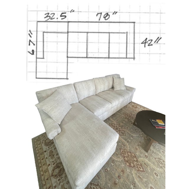 New Item, Open BoxAmazing Price for Wesley Hall Sectional Sofa With Chaise Chairish