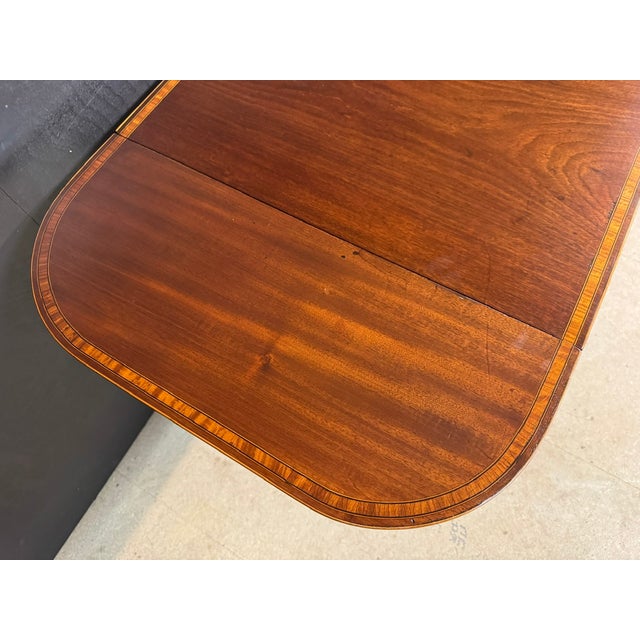 Georgian Inlaid Mahogany Sofa Table, 1820 For Sale - Image 13 of 18