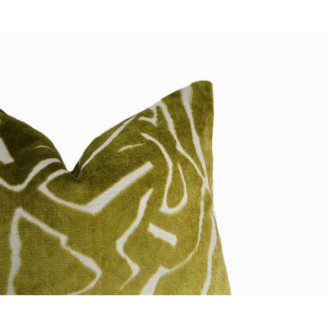 Chartreuse Green Velvet Pillow Cover 20x20 Chairish