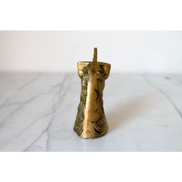 Vintage Brass Unicorn Paper Weight For Sale In Milwaukee - Image 6 of 8