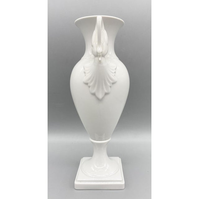 MidCentury Alboth & Kaiser/ Alka Kunst White Porcelain Urn Vase With