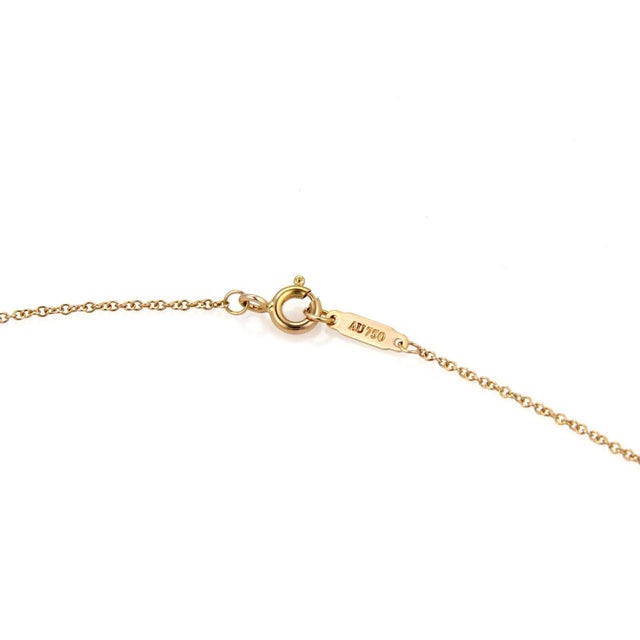 Late 20th Century Tiffany & Co. Metro Diamond Cross Pendant Necklace in 18k Rose Gold For Sale - Image 5 of 6
