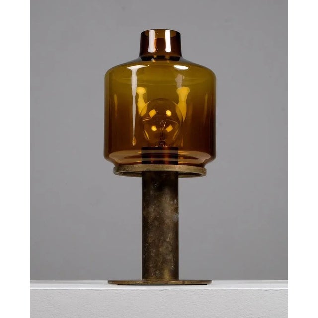 Metal Model B-102 Brass Table Lamp by Hans-Agne Jakobsson, 1960s For Sale - Image 7 of 8