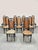 Very chic, this beautiful set of nine identical, original, vintage designer high dining chairs. Designed by Michael Thonet...