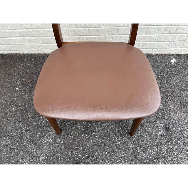 Mid-Century Modern Late 20th Century Mid Century Walnut Dining Chair For Sale - Image 3 of 8