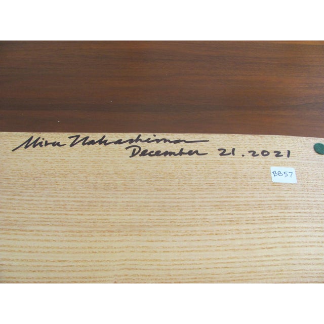 Mira Nakashima Designed Maple Cutting Board or Display Plinth Signed and Dated For Sale - Image 9 of 10