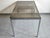 Silver Vintage Desk in Steel & Saint-Gobain Glass, 1970s For Sale - Image 8 of 17