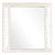Fleur Home Audubon Spruce Square Mirror in Swiss Coffee, 48x48 For Sale