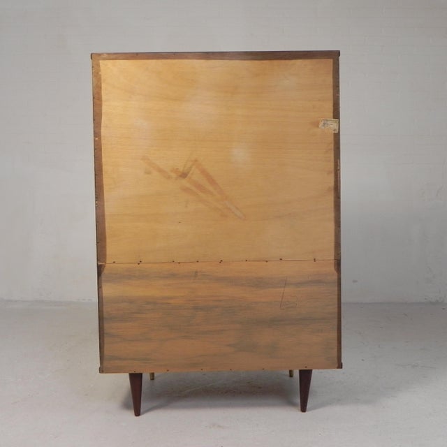 1960s Space Age Display Cabinet with Glass Sliding Doors, Belgium, 1960s For Sale - Image 5 of 18