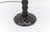 Black Italian Ceramic Palm Tree Table Lamp, 1960s For Sale - Image 8 of 10
