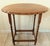 Beautiful antique solid oak wood scalloped oval barley twist side/end accent table. Great piece! Circa early 1900s....