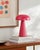 Illuminate your space with the chic and portable Umbra accent table lamp, a beacon of minimalist modern style. Standing at...