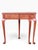 Baker Furniture Burled Walnut Queen Anne Flip Top Demilune Console Table For Sale - Image 10 of 11