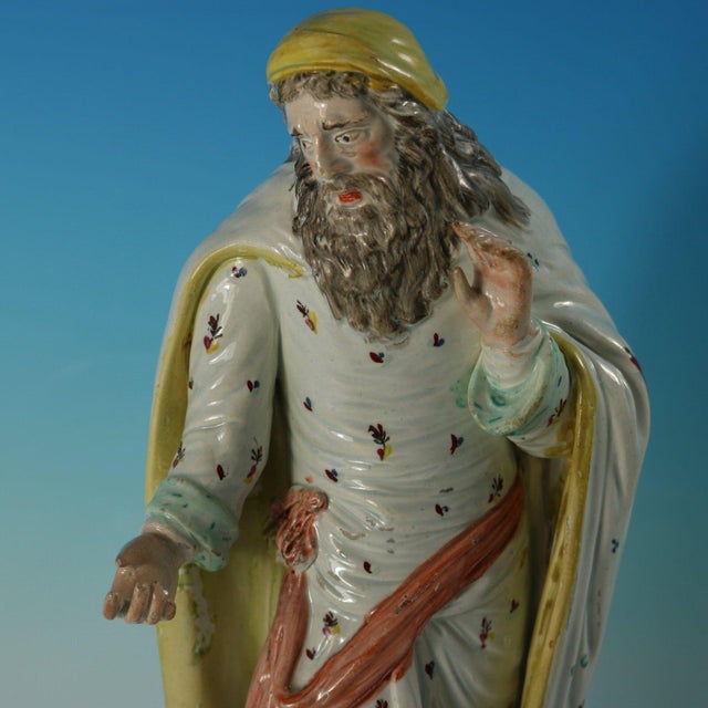 Ralph Wood Staffordshire Pearlware Figure of Saint Phillip For Sale - Image 9 of 18