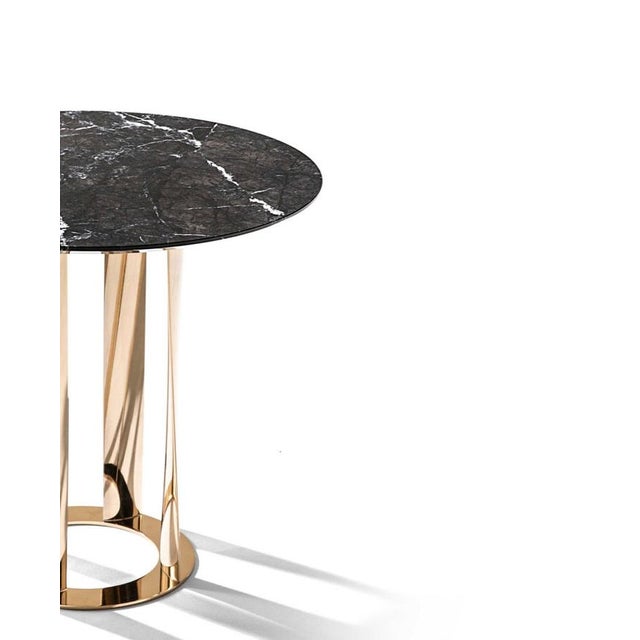 Gold Boboli 476 Low Tables by Rodolfo Dordoni for Cassina, Set of 2 For Sale - Image 8 of 11