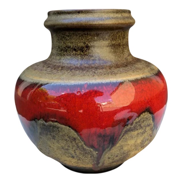 Vase in Ceramic & Glaze from Ruscha, 1960s For Sale