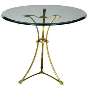 Italian Brass Tripodal Gueridon in the Manner of Maison Jansen