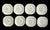 Lord Nelson Lord Nelson Ware Royal Brocade Burgundy Chintz Salad Dessert Plates. Set of 8. For Sale - Image 4 of 5