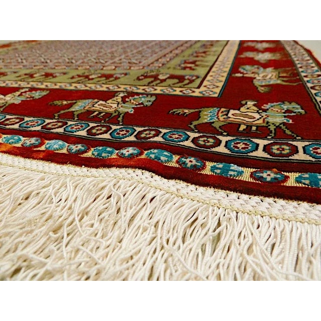 Turkish Hereke Pasyryk Pattern Rug, 1970s For Sale - Image 9 of 11