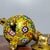 Late 20th Century Gilt Bronze Cloisonné Enamel Tripod Incense Burner With Guardian Lion Finial For Sale - Image 9 of 9