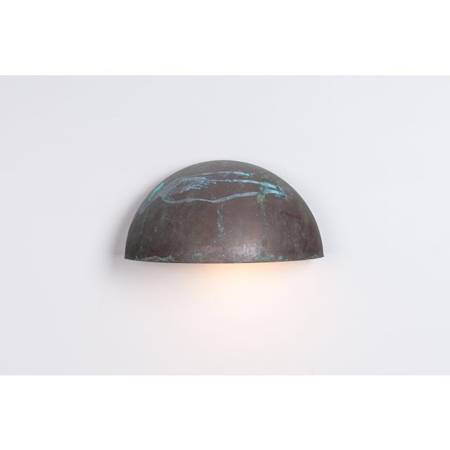 Model 6650 Wall Lamp in Patinated Copper from Horn Belysning, 1980s For Sale - Image 6 of 11