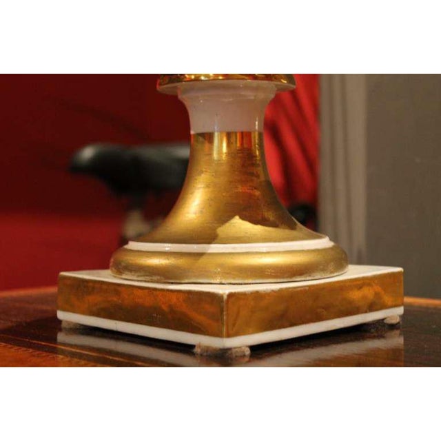 19th Century Italian Ginori Glazed and Parcel Gilt Porcelain Armorial Vase For Sale - Image 15 of 17