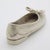 1950s Vintage Italian Handmade Silver Shoe With Ribbon Dollhouse Miniature Collectible For Sale - Image 5 of 10