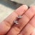 Metal Dainty 18k White Gold Diamond Leaf Stud Earrings, 0.157 Ct for Women- A Pair For Sale - Image 7 of 10