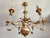 Large Vintage Italian Baroque Hand-Carved Chandelier, 1930s For Sale - Image 9 of 18