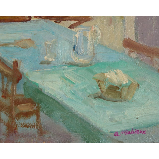 Alfredo Mahieux, Luce su Terrazza Ischitana, 1950s, Oil on Panel For Sale - Image 3 of 8