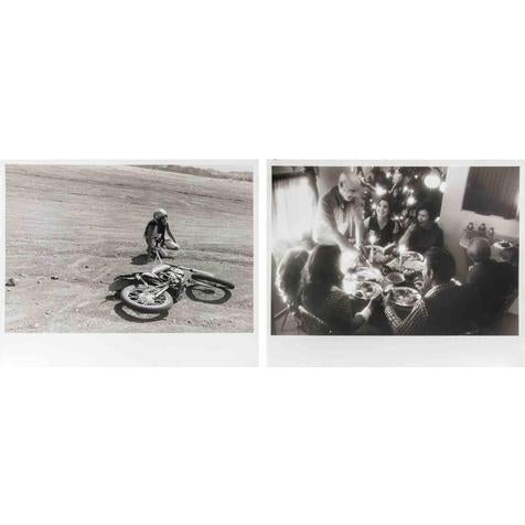 Set of two vintage photographs realized by Richard Fegley, The Blong to the series "Christine Maddox\. Picture Story"...