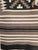 Vintage Mexican Serape Kilim Rug, Flat-Woven Medallion Pattern, Gray & Black, 5x7 For Sale - Image 10 of 14