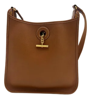 Hermès Gold Camel Leather Vespa Bag 2014
